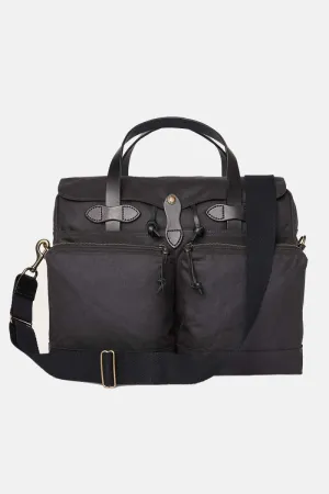 Filson 24-Hour Hour Tin Cloth Briefcase (Cinder Black)