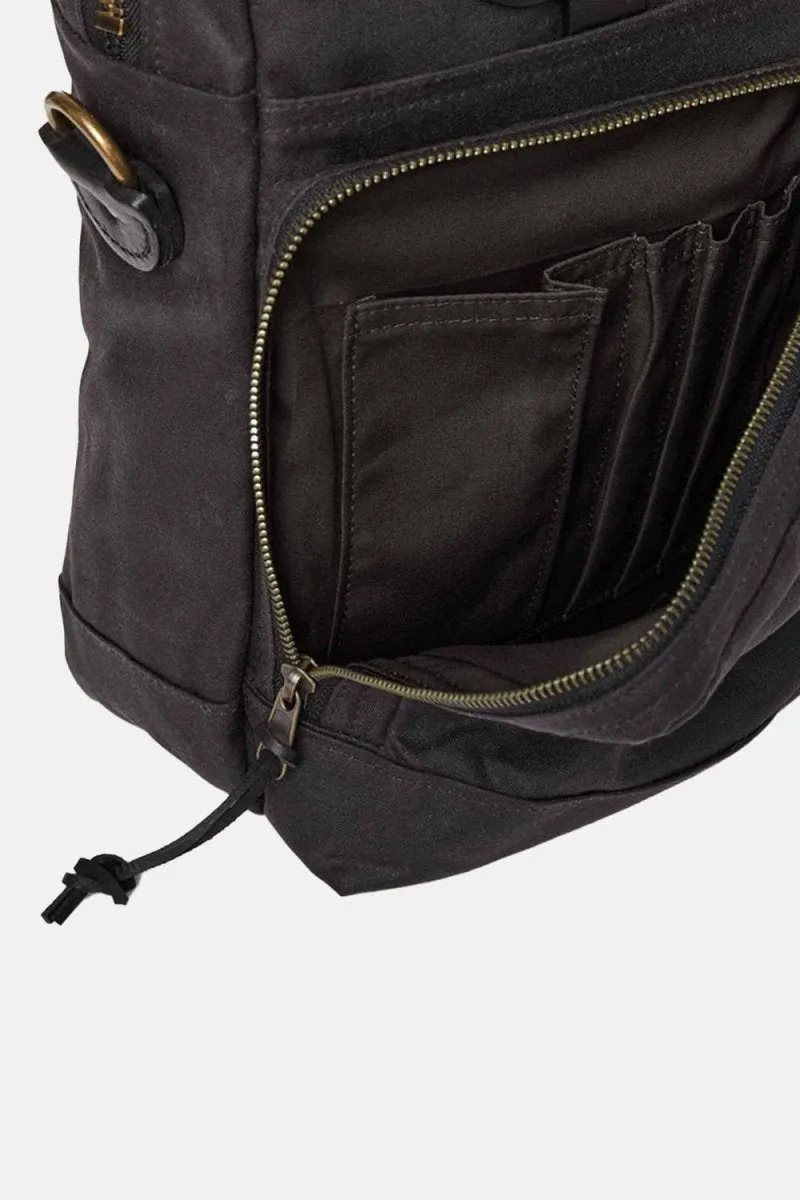 Filson 24-Hour Hour Tin Cloth Briefcase (Cinder Black)