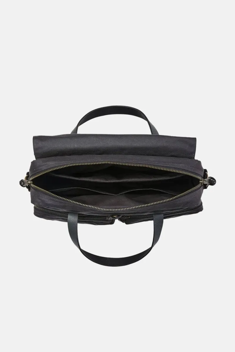 Filson 24-Hour Hour Tin Cloth Briefcase (Cinder Black)