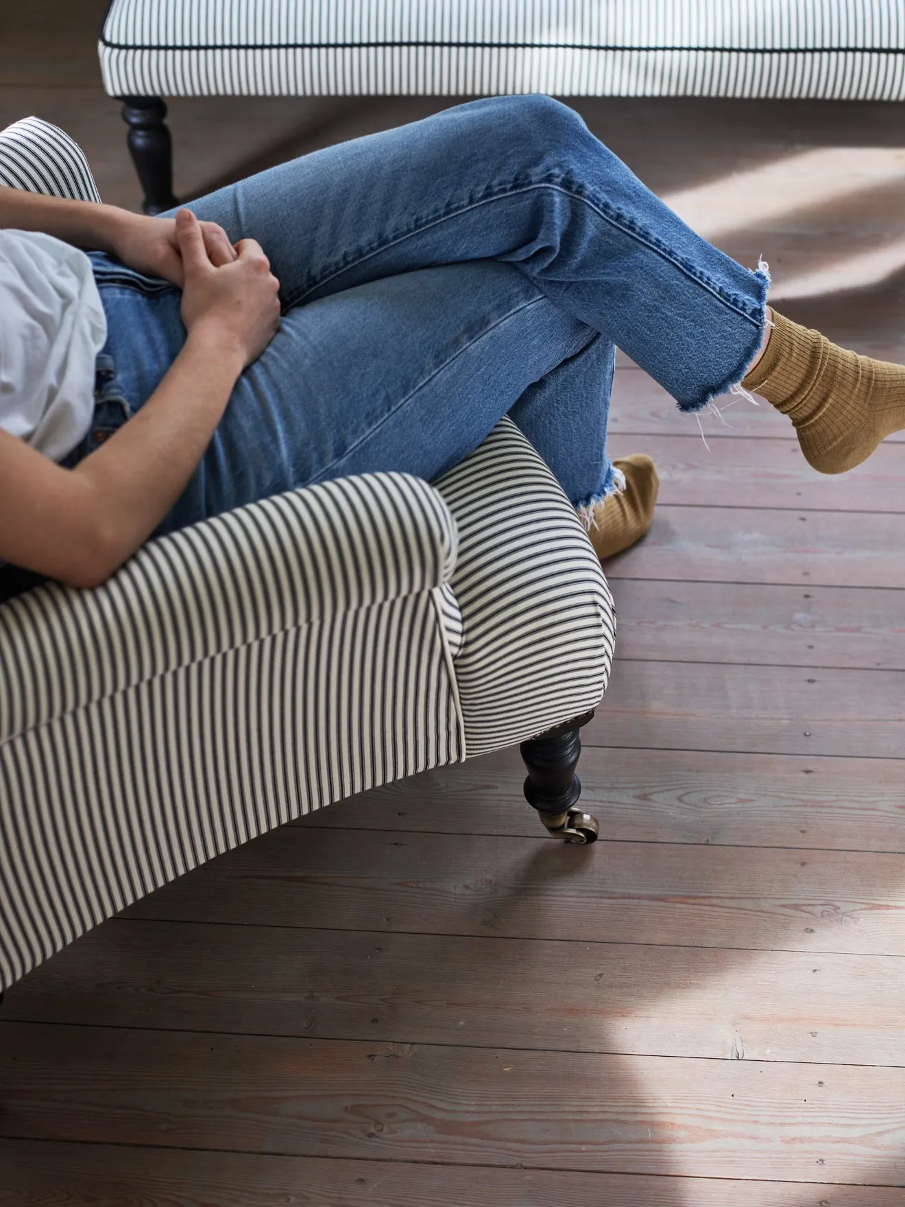 Finley Armchair, Test Fabric 1