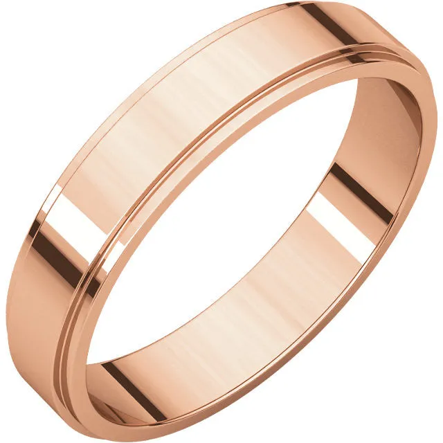 Flat Edge Wedding Bands (FE)