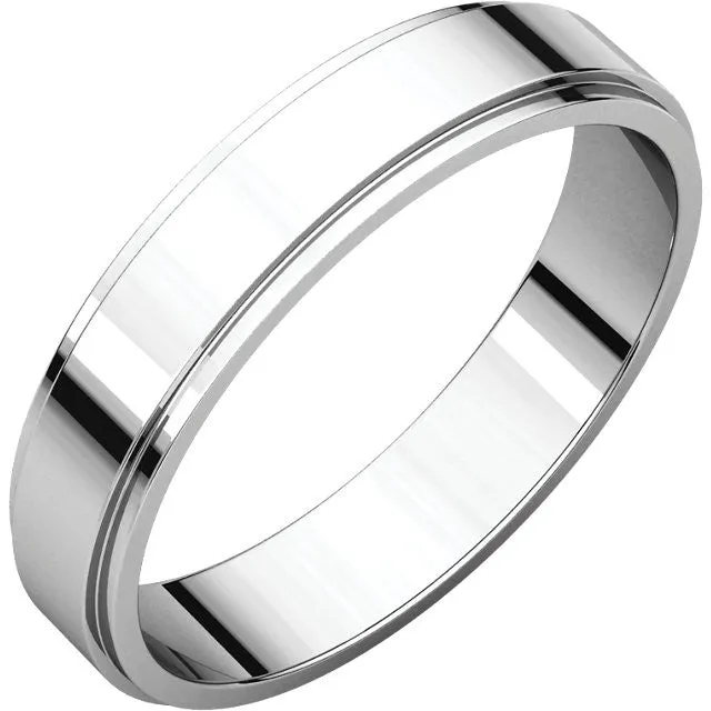 Flat Edge Wedding Bands (FE)