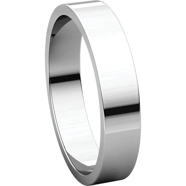 Flat Wedding Band (F)