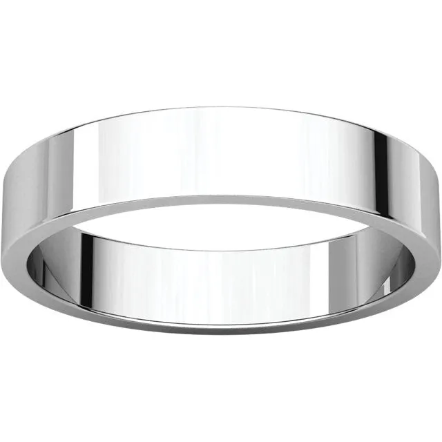 Flat Wedding Band (F)