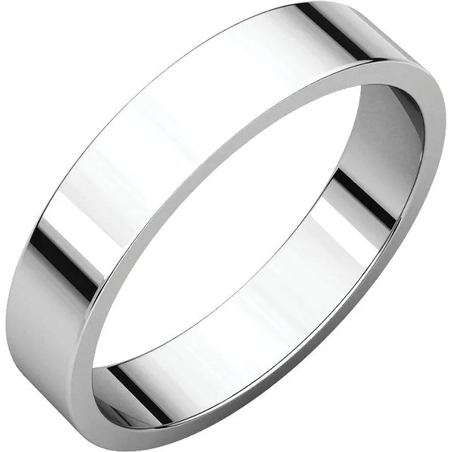 Flat Wedding Band (F)