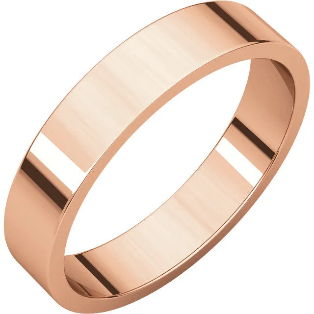 Flat Wedding Band (F)