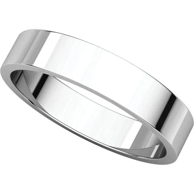 Flat Wedding Band (F)
