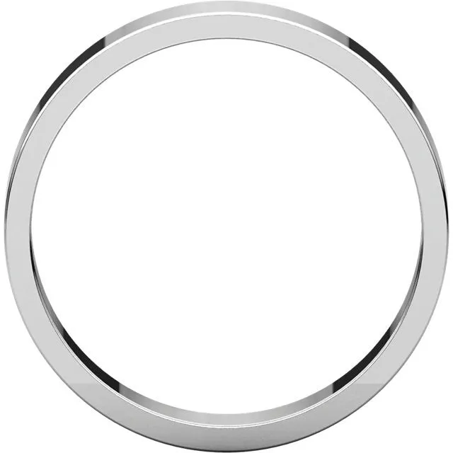 Flat Wedding Band (F)