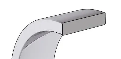 Flat Wedding Band (F)
