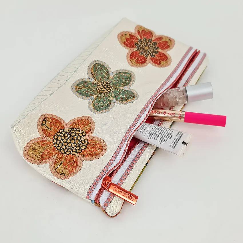 Flower Cosmetic Bag