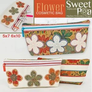 Flower Cosmetic Bag