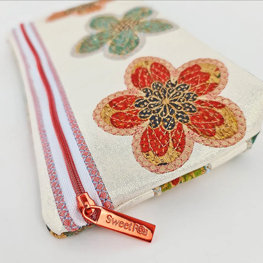 Flower Cosmetic Bag