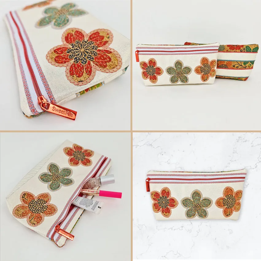 Flower Cosmetic Bag