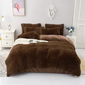Fluffy Mink Pure Color Bedding