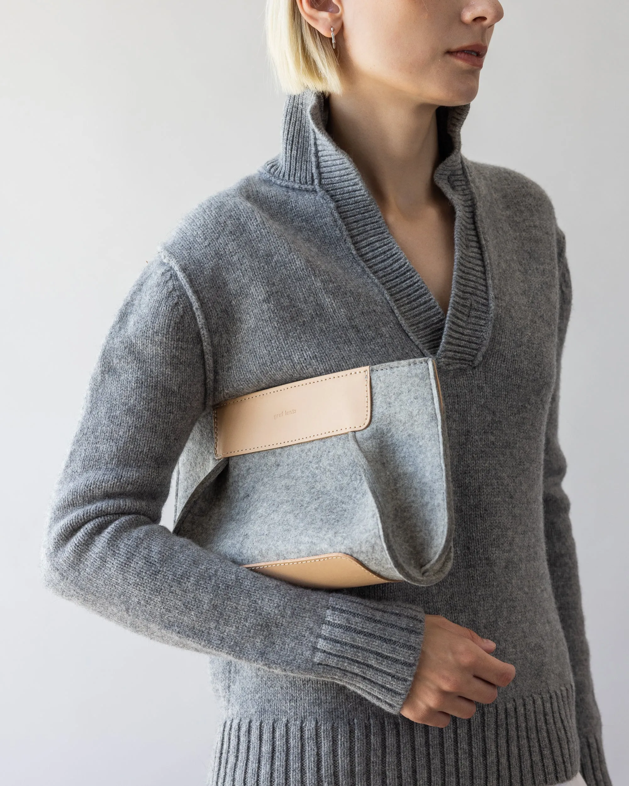 Frankie Merino Wool Clutch