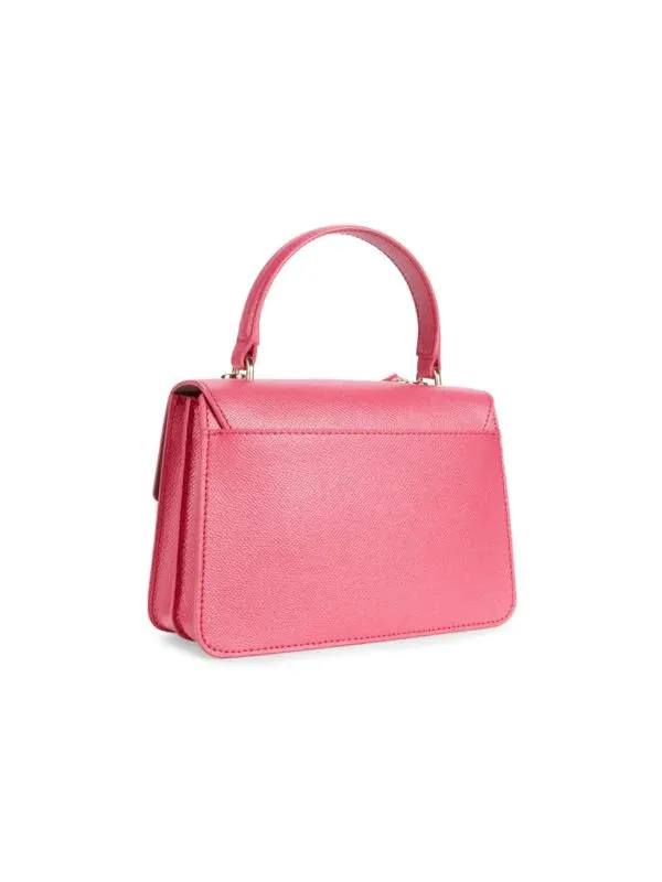 Furla Leather Satchel Bag - Pink