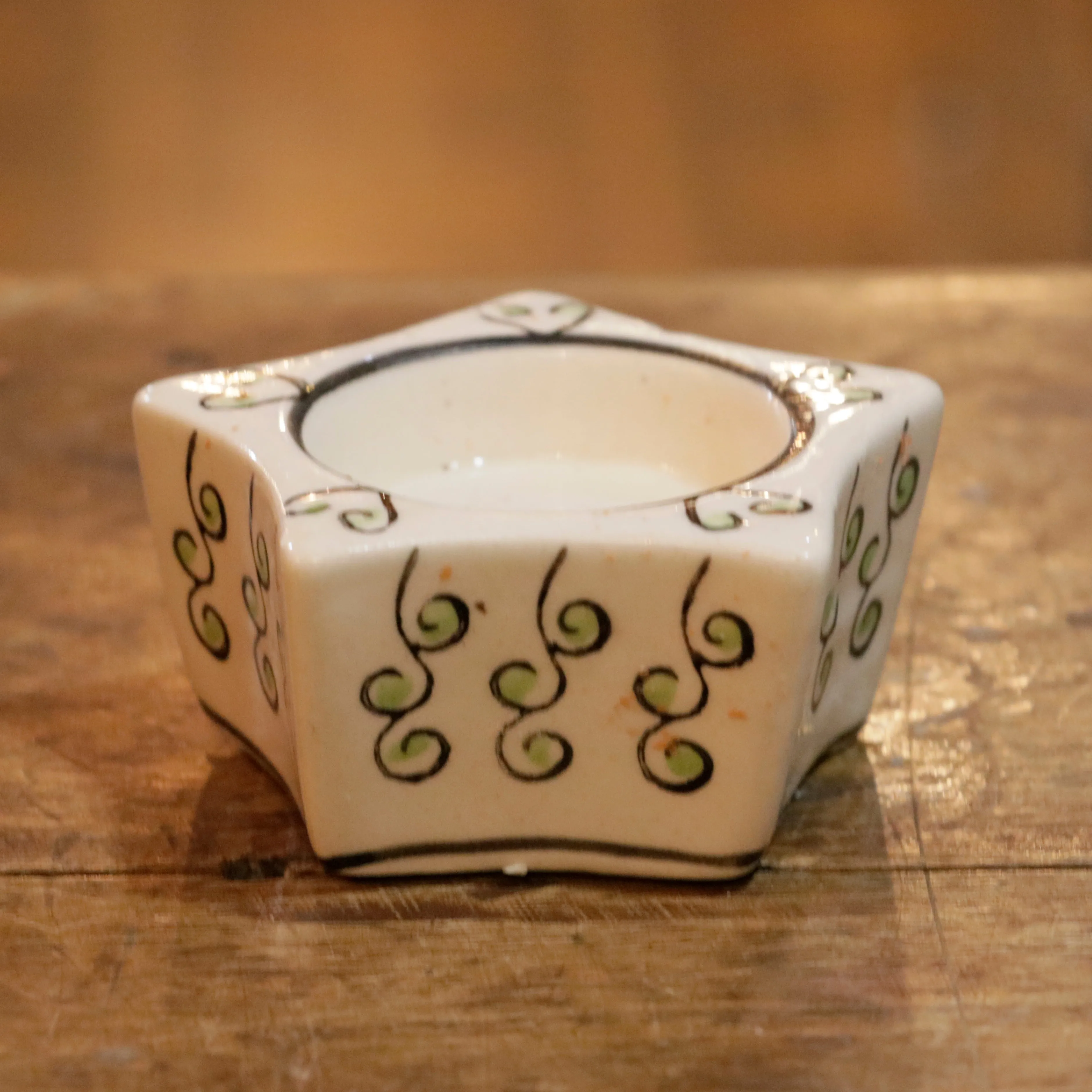 Fusion Heritage Star Shaped Ceramic Small Candle Holder