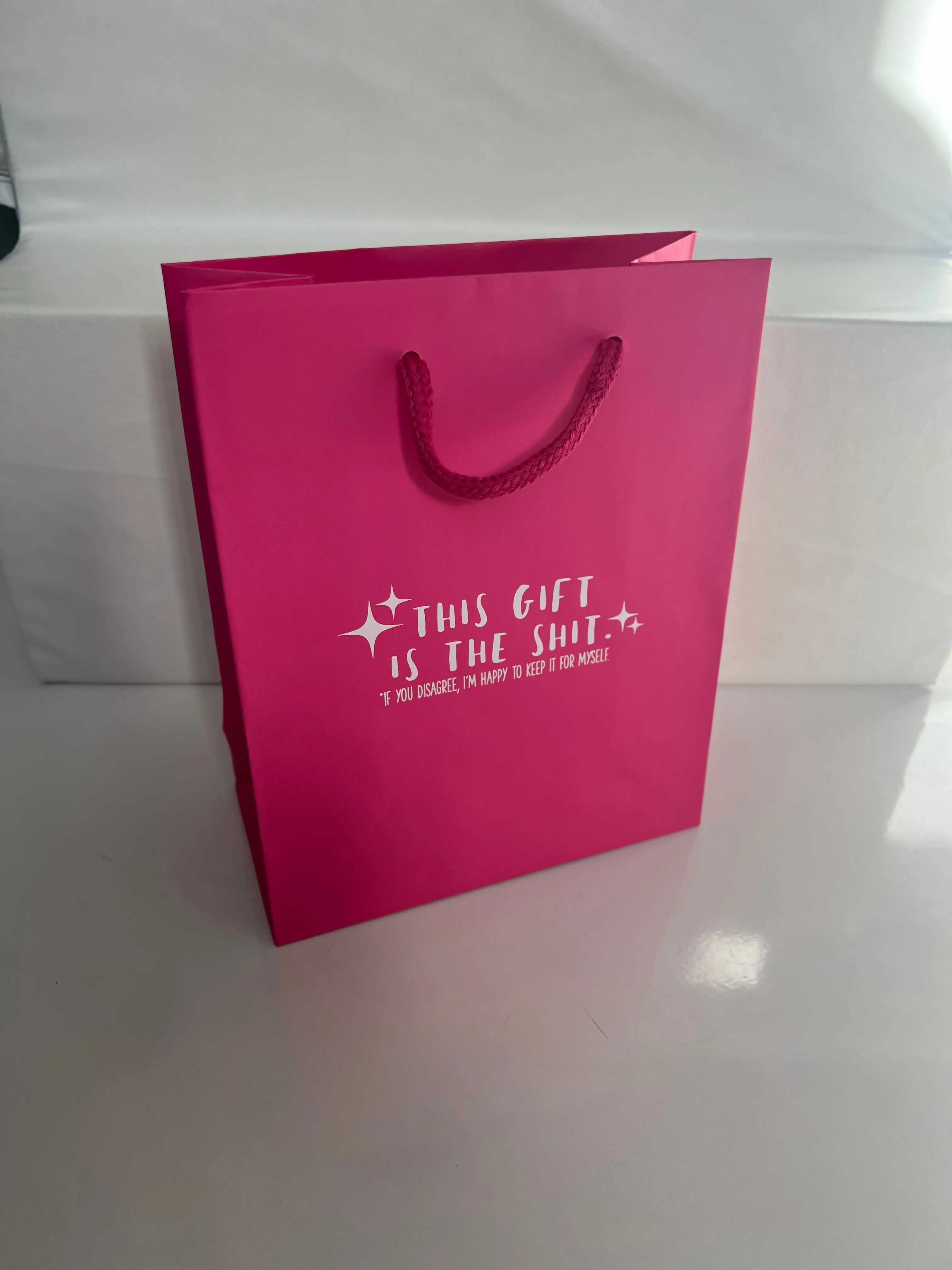 Gift Bag This Gift is the Shit—pink
