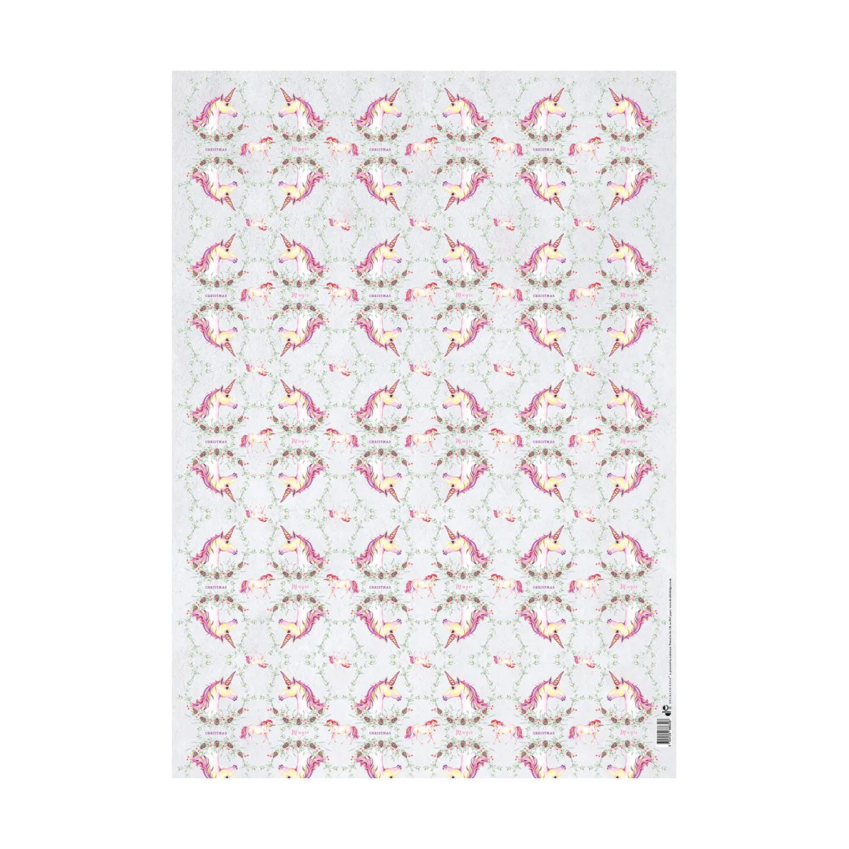 Gift Wrap - Christmas Unicorns