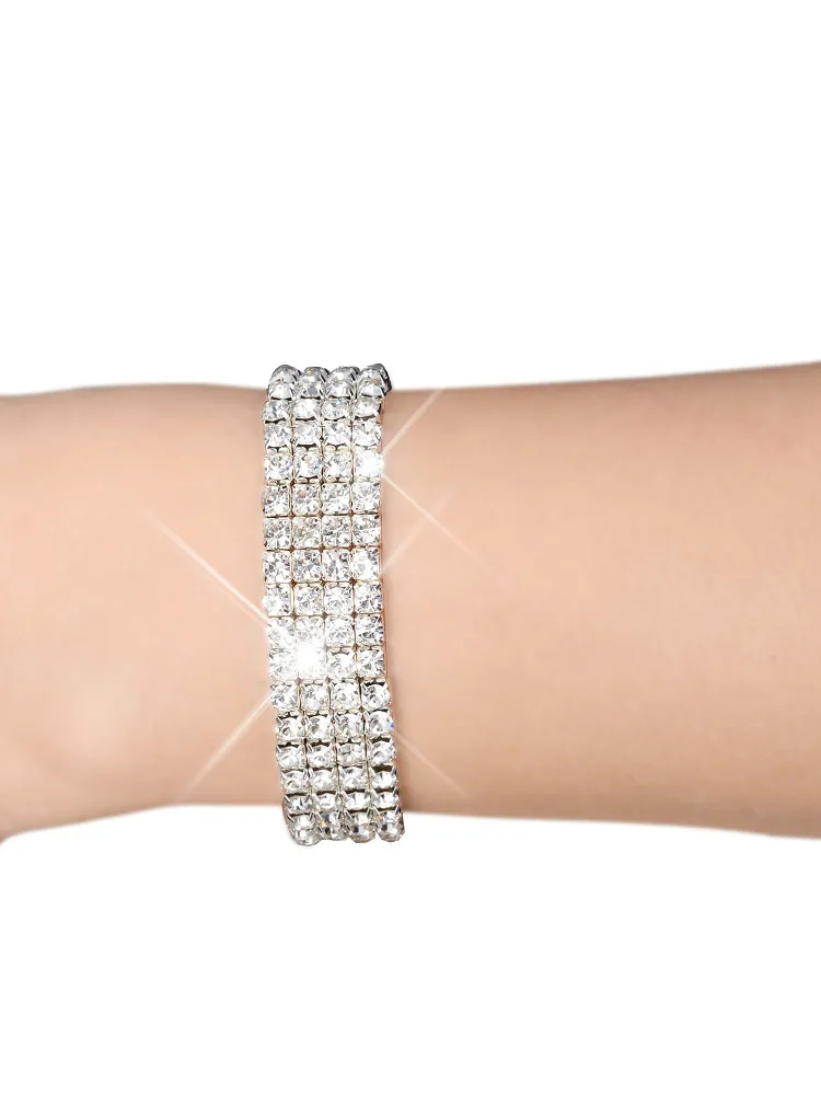 Girls Dazzling Diamond Jewelry Set