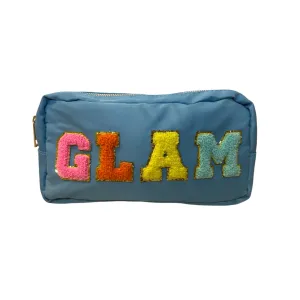 Glam Small Travel Cosmetic Bag Sky Blue