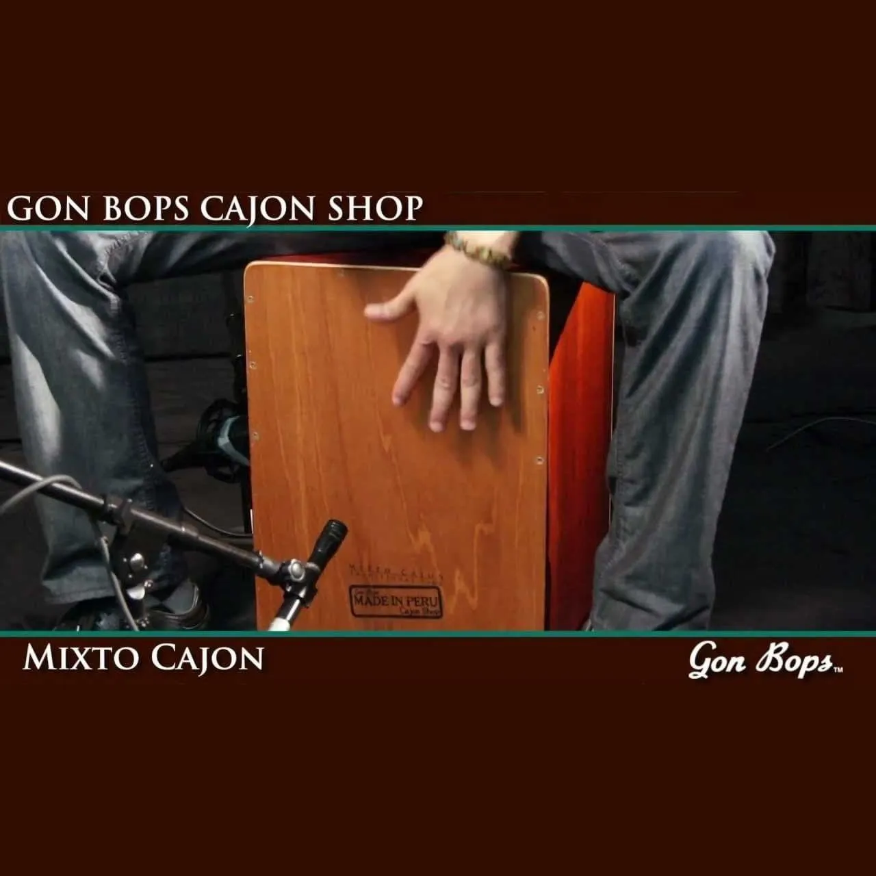 Gon Bops Mixto Cajon w/Gig Bag