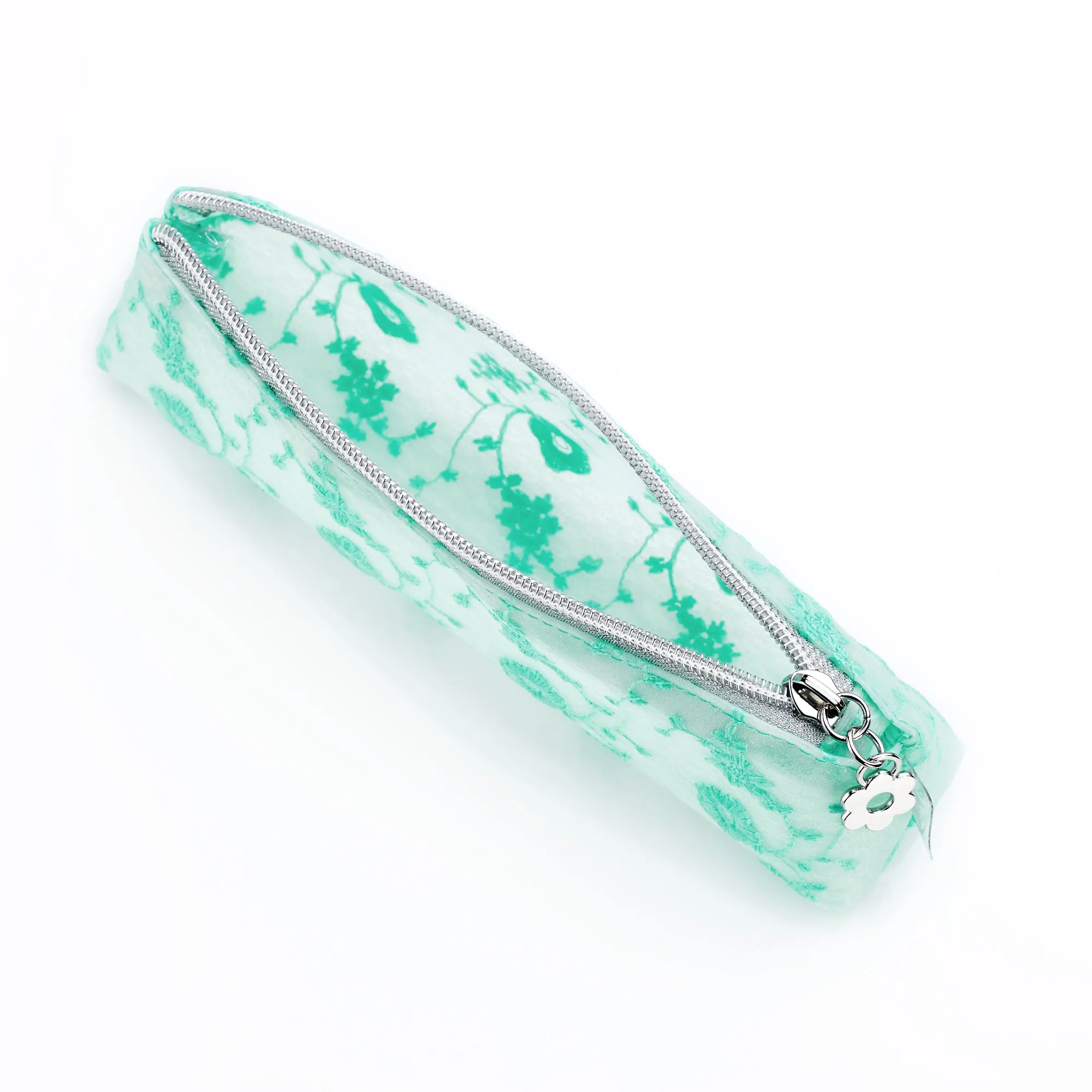 Green Flower Cosmetic Bag CB019