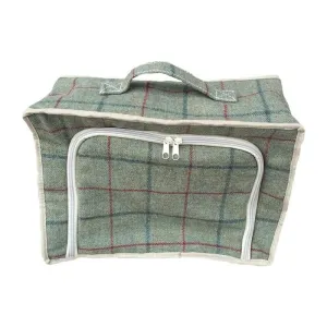 Green Tweed Cooler Picnic Bag
