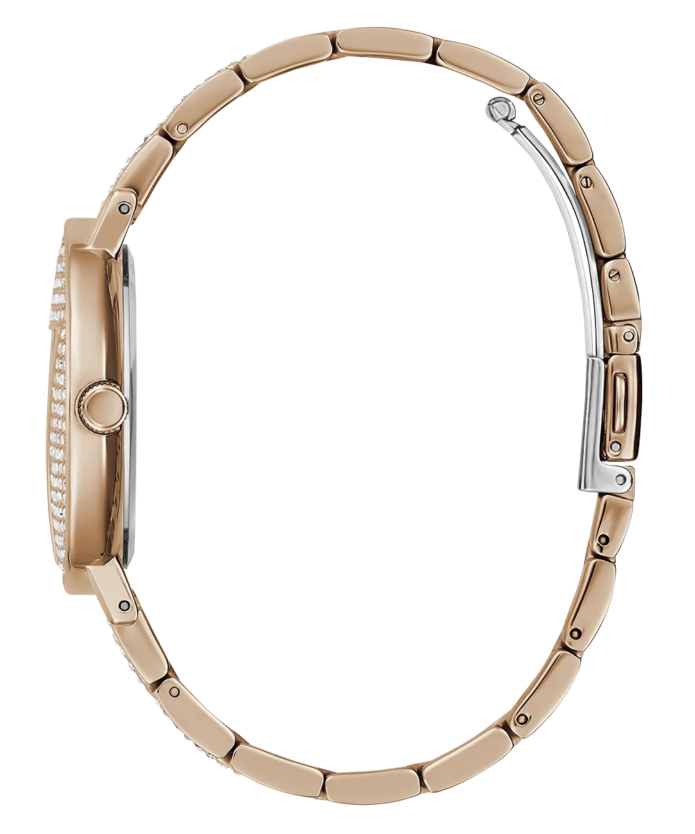 GUESS Ladies Rose Gold Analog Watch
