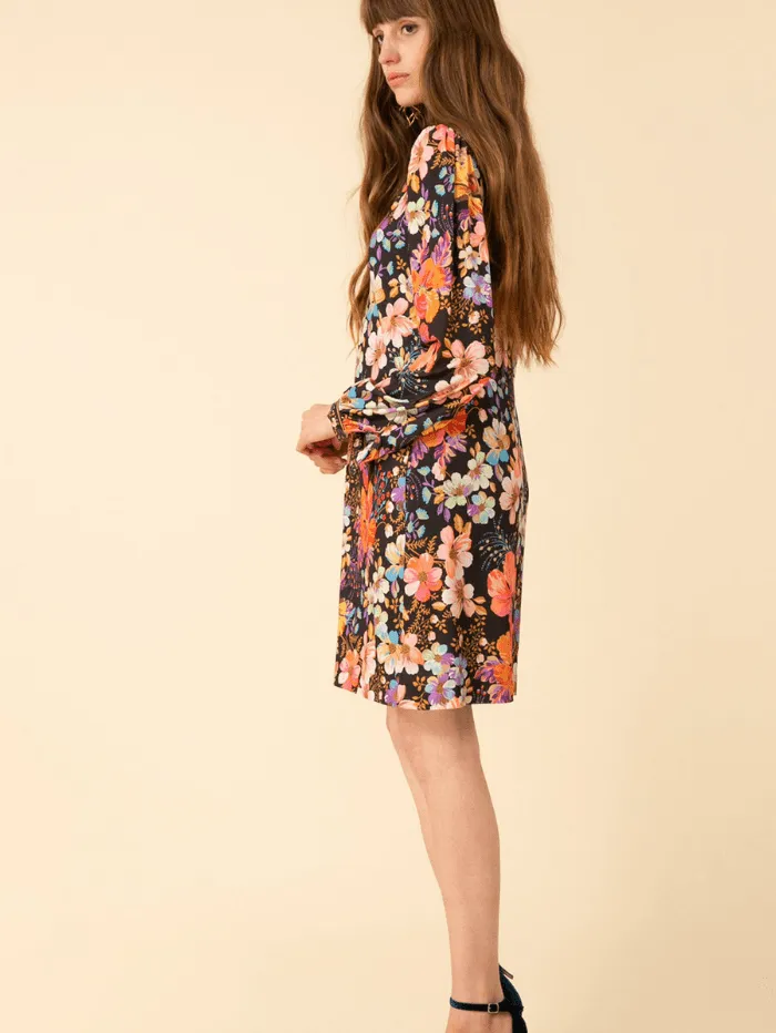 Hale Bob Louna Mini Dress 38AR603B Col Gold