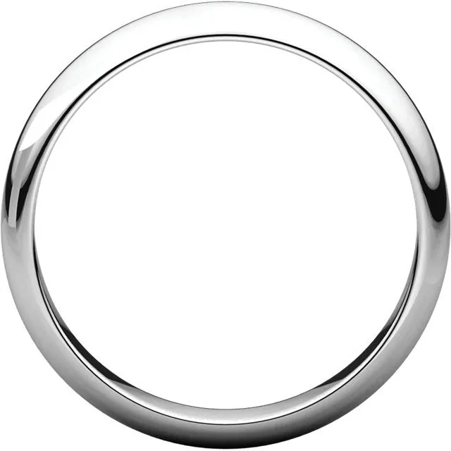 Half Round Edge Wedding Band (HRE)
