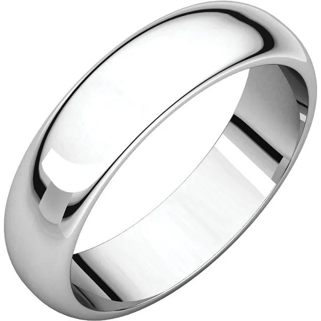 Half Round Edge Wedding Band (HRE)
