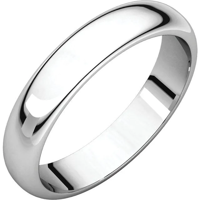 Half Round Edge Wedding Band (HRE)