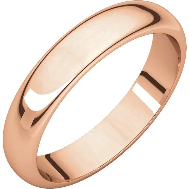 Half Round Edge Wedding Band (HRE)