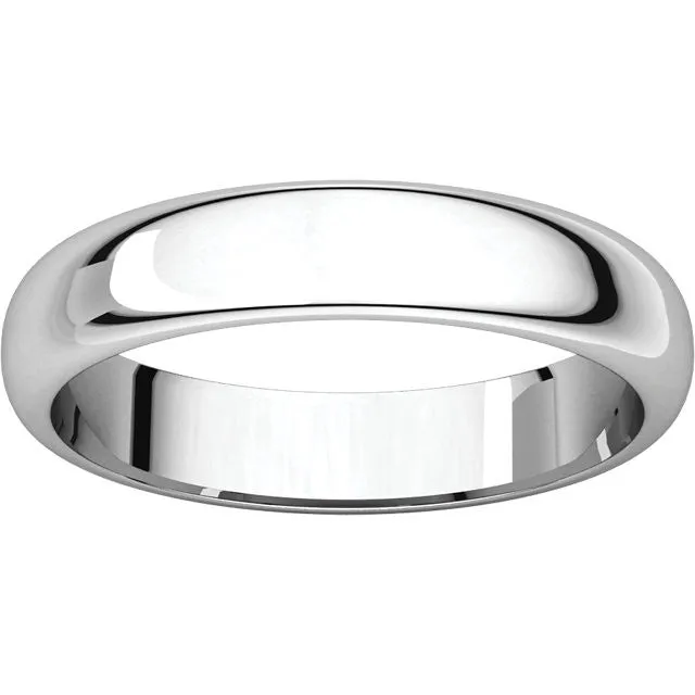 Half Round Edge Wedding Band (HRE)