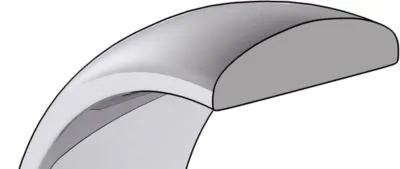 Half Round Edge Wedding Band (HRE)