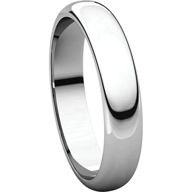 Half Round Edge Wedding Band (HRE)