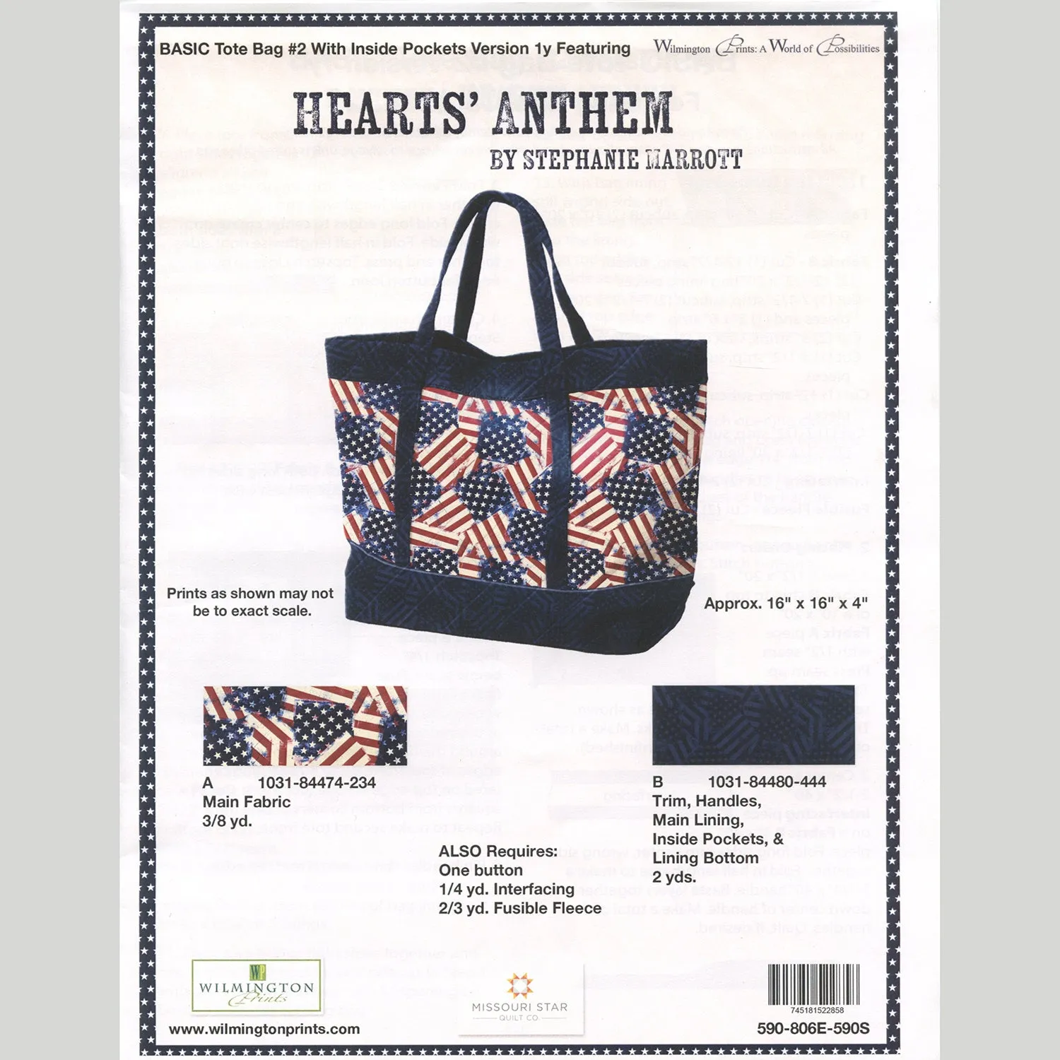 Hearts' Anthem Tote Bag Kit