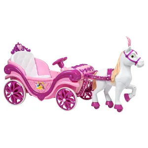 Huffy Disney Princess Horse and Carriage Electric Ride On Huffy Disney Princess Horse and Carriage Electric Ride On