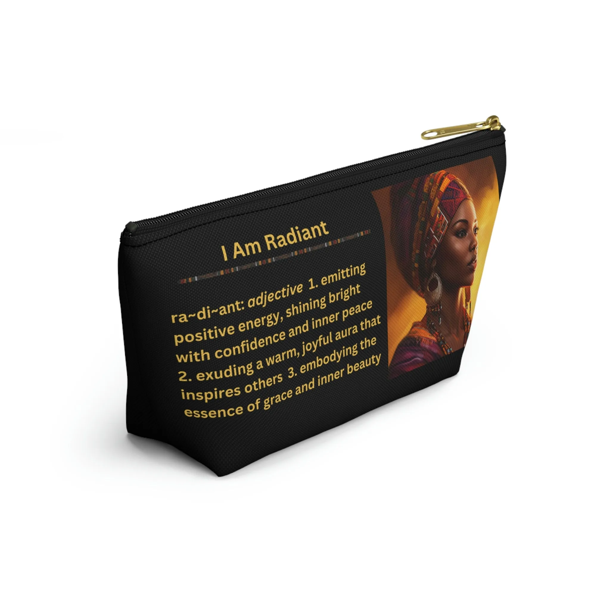I Am Radiant - cosmetic pouch