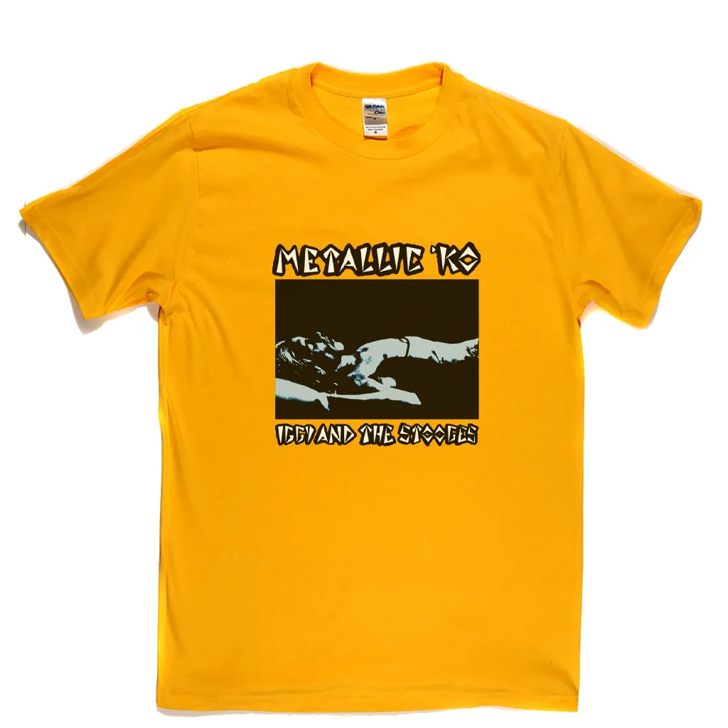Iggy Pop And The Stooges Metallic Ko T-Shirt
