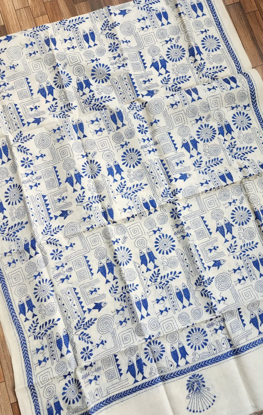 KANTHA DUPATTA - Warli