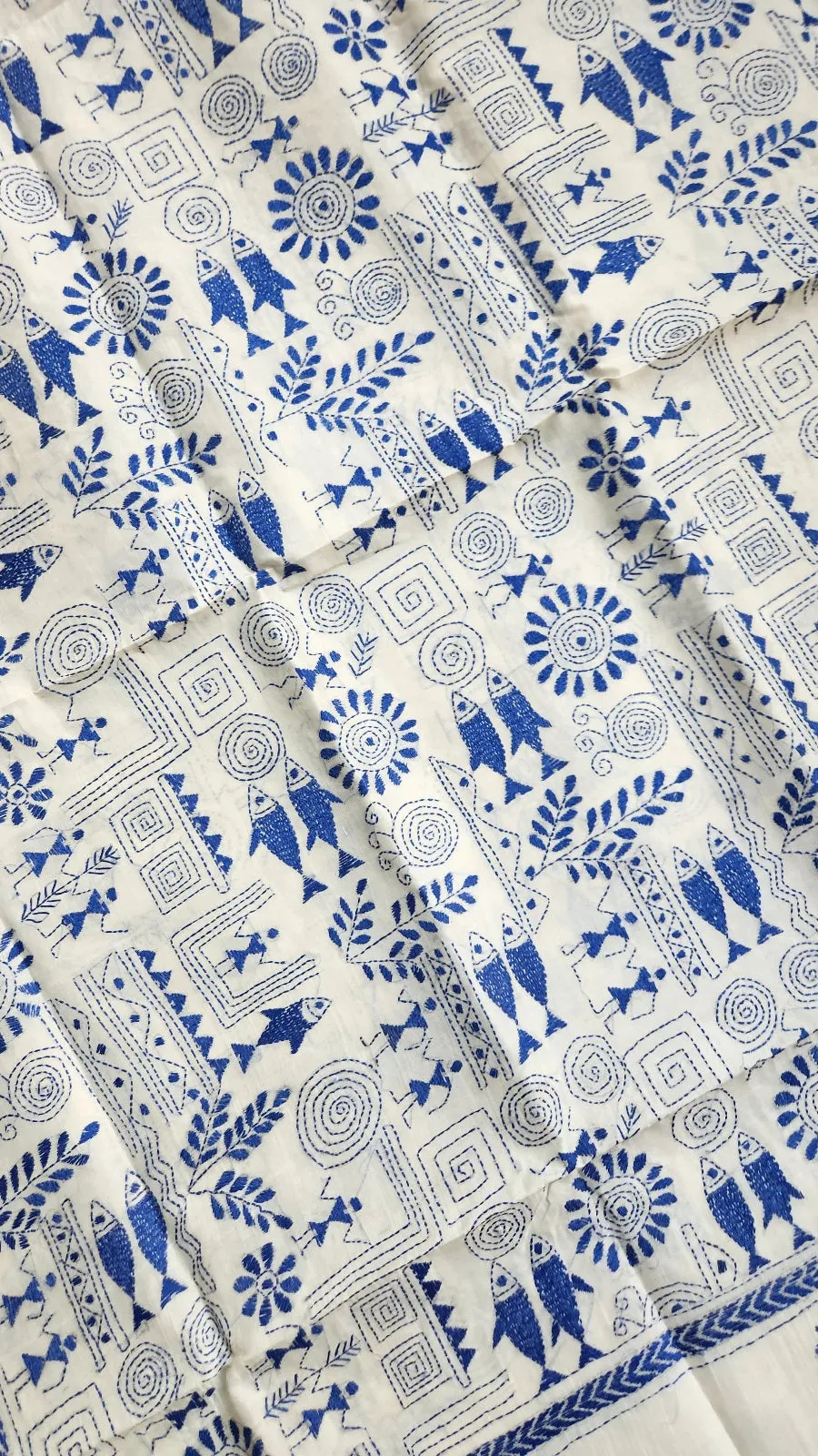 KANTHA DUPATTA - Warli