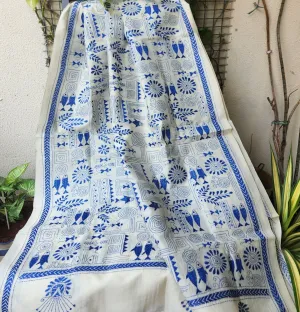 KANTHA DUPATTA - Warli