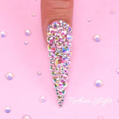 Kiara Sky Nail Art - Rhinestones - Northern Lights