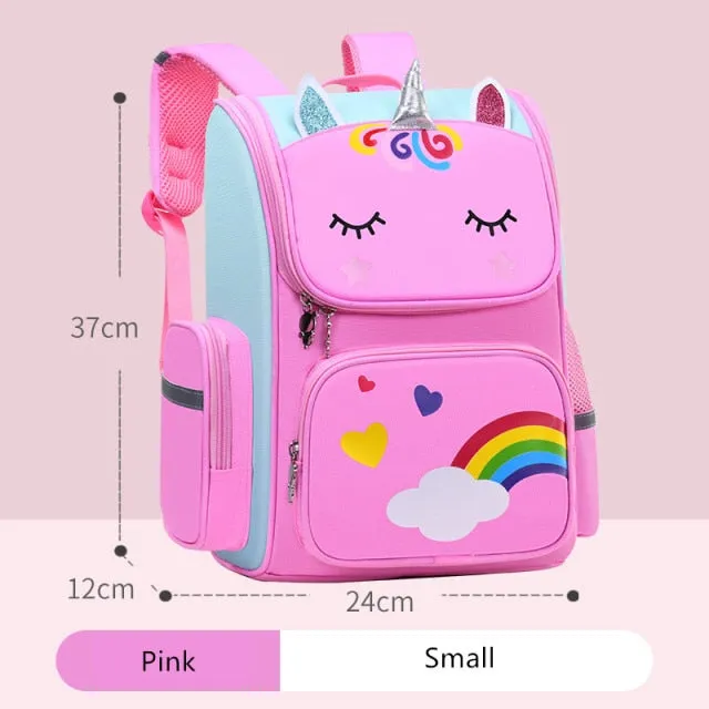 Kids School Backpack | Children's Backpack | Cartoon Print Backpack | School Nursery Bag | Backpack For Primary School | Back To School Bag