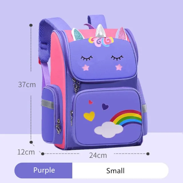 Kids School Backpack | Children's Backpack | Cartoon Print Backpack | School Nursery Bag | Backpack For Primary School | Back To School Bag