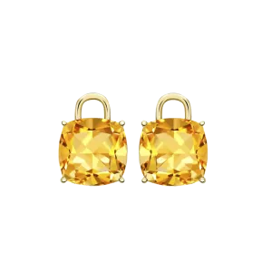 Kiki McDonough Kiki Cushion Citrine Detachable Drops