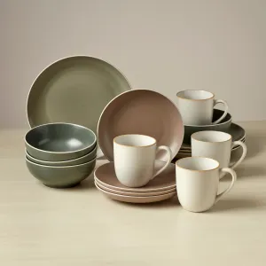 Kisco Multi Dinnerware, 16-Piece Set