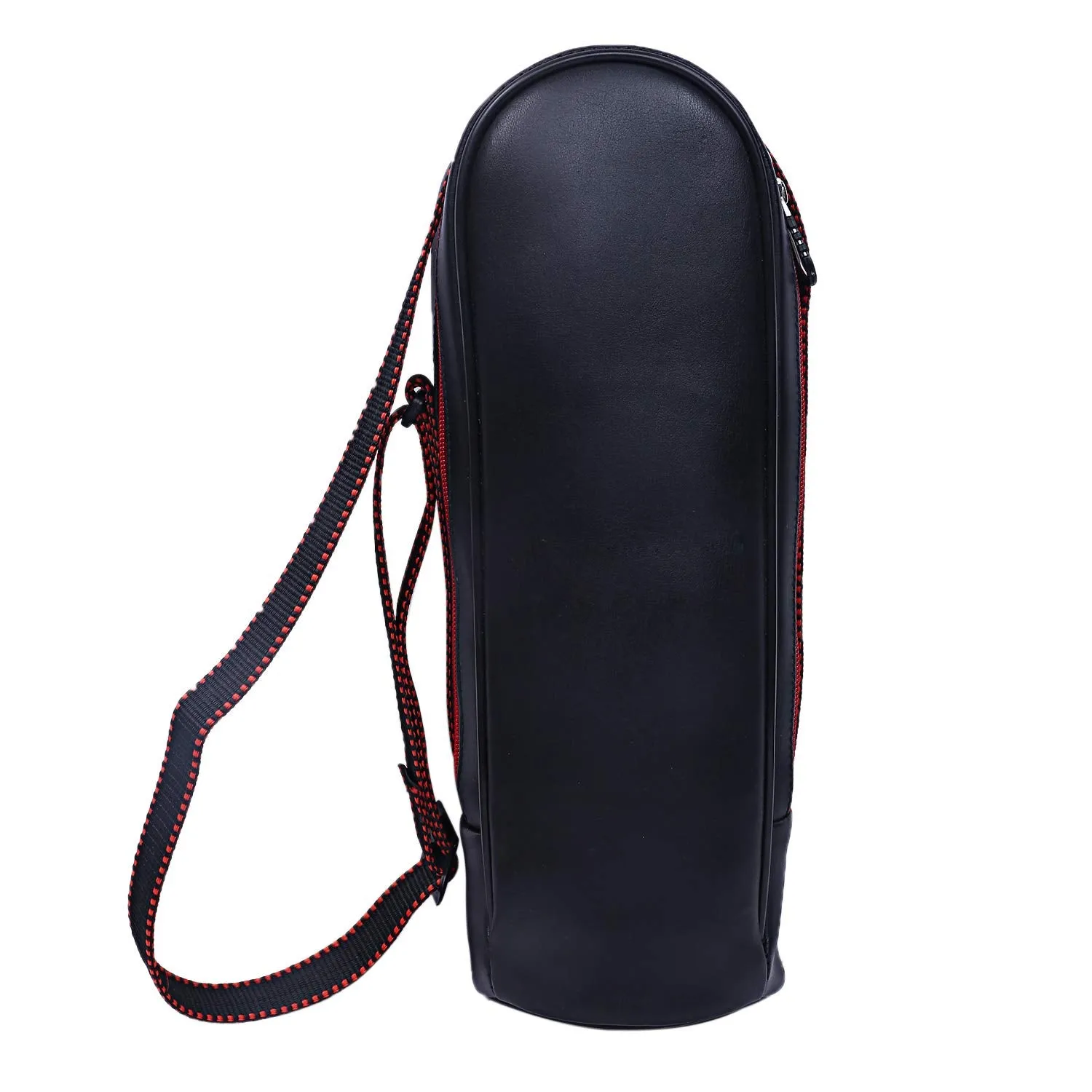 Kuber Industries Soft Leather Water Bottle Bag, Black, 2 LTR -CTKTC21259